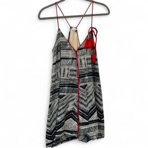 Akemi and Kin Anthropologie Patterned Tunic Shirt / Dress Medium Petite Tribal